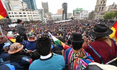 El presidente Evo Morales