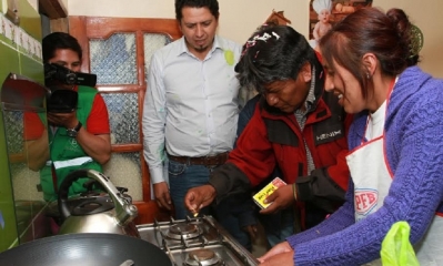 Se realizaron 90.000 conexiones de gas domiciliario en Bolivia en 2018