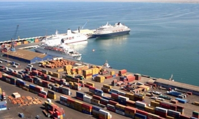Puerto de Arica, principal puerto de ingreso de productos de importación y exportación del país. 
