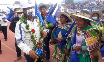 Adhemar Willcarani, candidato a la Alcaldía de Oruro.