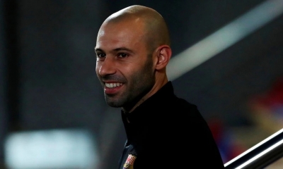 Javier Mascherano habría sido el elegido por Xavi para reemplazarlo en Qatar (EFE/Alejandro García/Archivo)