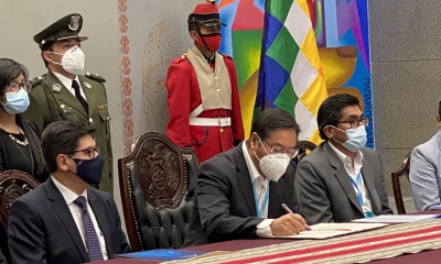 Presidente, Luis Arce promulgó el  Decreto Supremo 4424