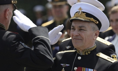 El comandante de la Flota rusa del mar Negro, Viktor Sokolov