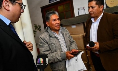 El hombre supuestamente agredido por un sujeto en una farmacia. Foto: APG
