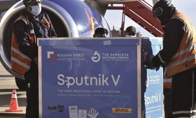 La llegada a Bolivia de las vacunas Sputnik-V.