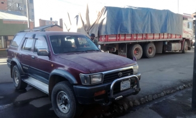 Los motorizados secuestrados/Foto. RRSS