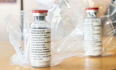 Muestra de la droga Remdesivir | Fuente: AFP