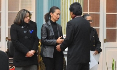 El Gobierno entregó una condecoración póstuma a la representante diplomática. Foto: APG Noticias