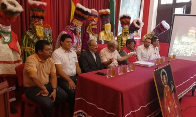 El anuncio se realizó en el Salón Rojo de la Gobernación de Tarija/Foto. RRSS