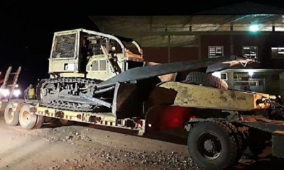 La maquinaria estará retenida hasta que se encuentren a sus dueños/Foto. RRSS