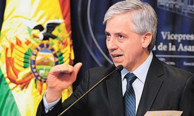 El vicepresidente Álvaro García Linera