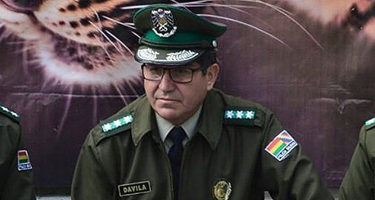 Exdirector de la Fuerza Especial de Lucha Contra el Narcotráfico (FELCN), coronel Maximiliano Dávila